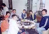 家族でバーベキュー
